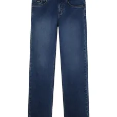 Джинсы с нашивкой-логотипом