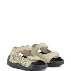 Босоножки с ремешком с логотипом