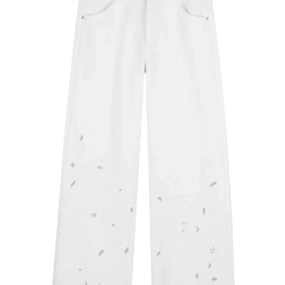 Брюки с цветочным узором