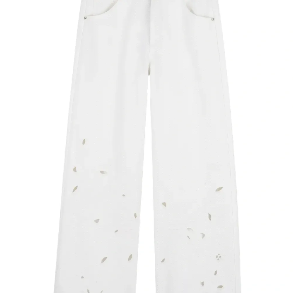 Брюки с цветочным узором