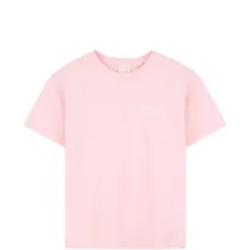 Хлопковая футболка с круглым вырезом