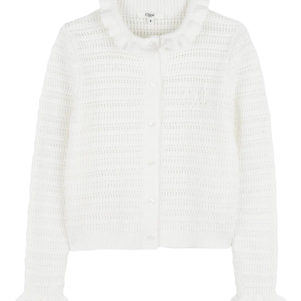 Кардиган с оборками