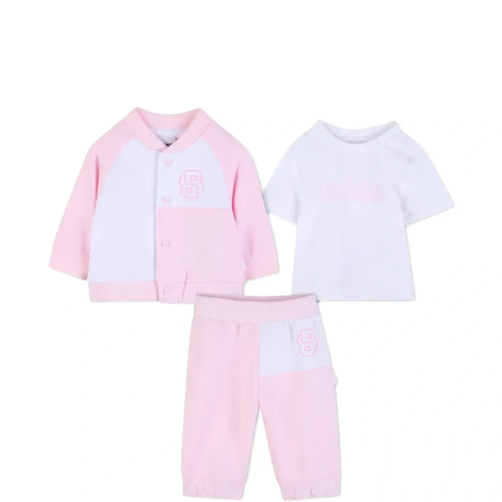 Комплект из топа и брюк в стиле колор-блок