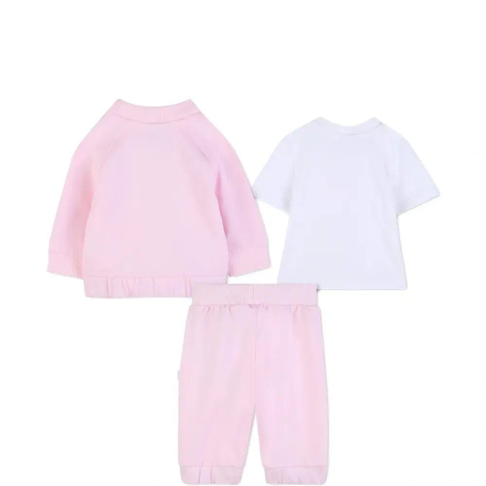 Комплект из топа и брюк в стиле колор-блок