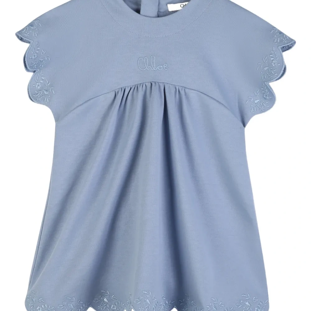 Платье с волнистыми краями