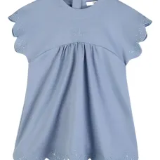 Платье с волнистыми краями