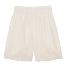 Шорты с цветочной вышивкой Шорты с цветочной вышивкой