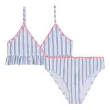 Бикини в полоску с оборками