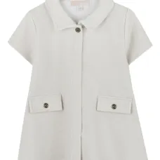 Платье с карманом на пуговице