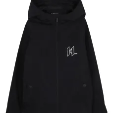 Куртка с капюшоном и графическим принтом