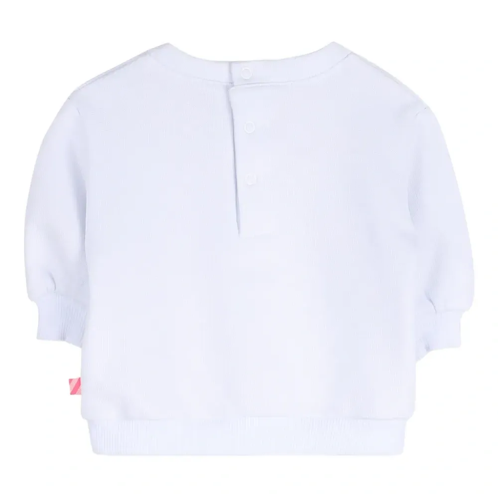 Комплект из топа и брюк с цветочной аппликацией