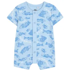 Комбинезон с принтом в виде рыб Комбинезон с принтом в виде рыб