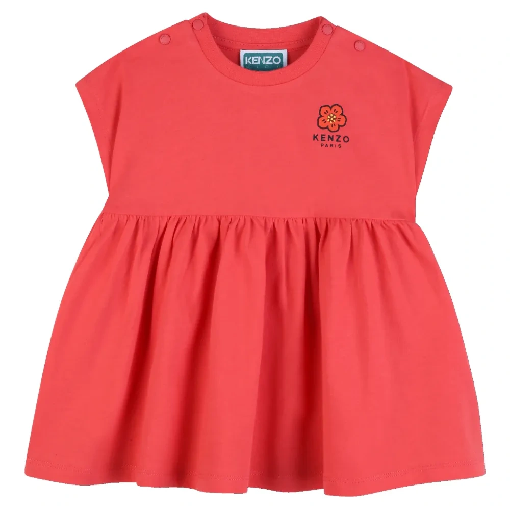 Платье с рюшами и цветочным принтом