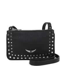 Сумка через плечо с заклепками