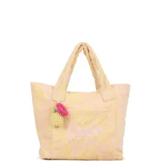 Сумка на плечо с цветочным узором и вышитым логотипом