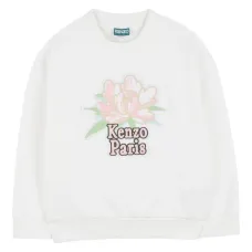 Свитшот с цветочным логотипом