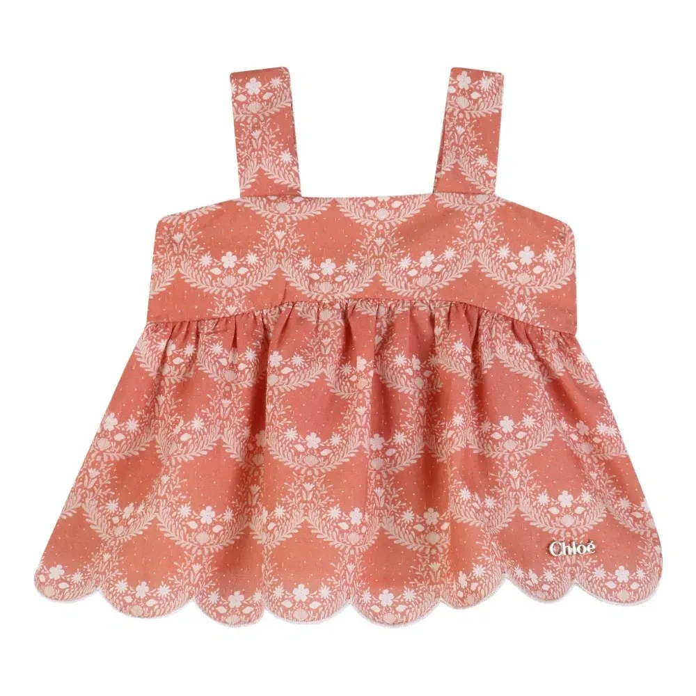 Комплект из топа и шортов с цветочным принтом Комплект из топа и шортов с цветочным принтом