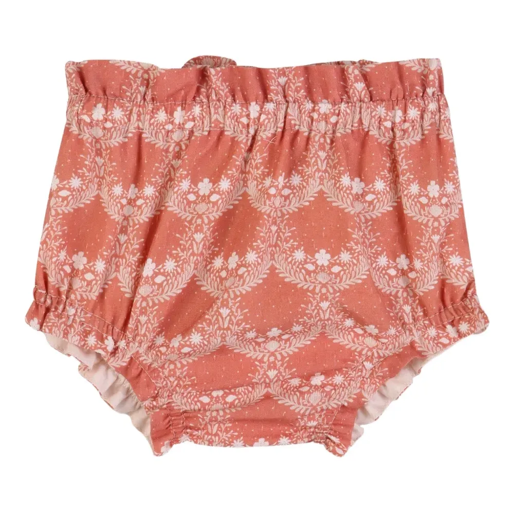 Комплект из топа и шортов с цветочным принтом Комплект из топа и шортов с цветочным принтом