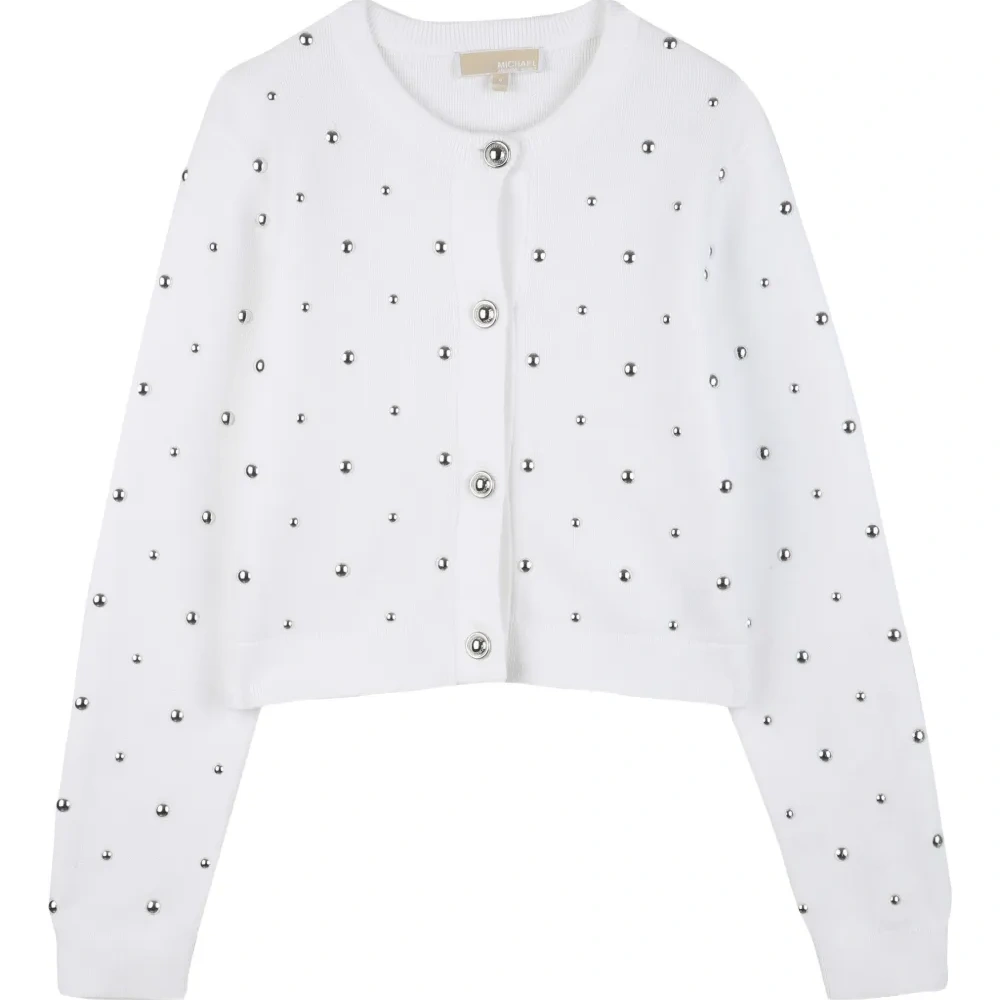 Кардиган с заклепками