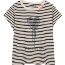 Декорированная футболка в полоску