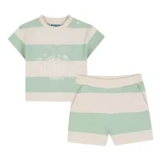 Комплект с шортами в полоску