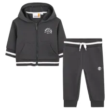 Спортивный костюм с полосатой отделкой Спортивный костюм с полосатой отделкой