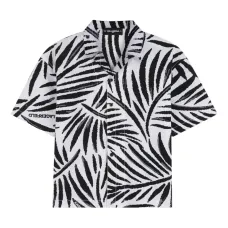 Рубашка с короткими рукавами и принтом