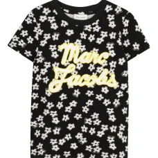 Футболка с цветочным принтом Футболка с цветочным принтом