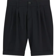 Плиссированные шорты с манжетами