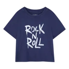 Футболка с графическим принтом и круглым вырезом