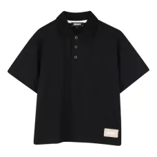 Поло с короткими рукавами на пуговицах