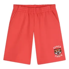 Шорты с вышивкой тигра