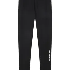 Леггинсы с отделкой логотипом