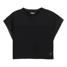 Футболка с сетчатыми вставками