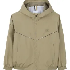 Пальто на молнии с капюшоном