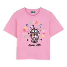 Футболка с изображением тигра в пузырях