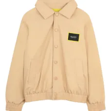 Куртка с нашивкой-логотипом и воротником