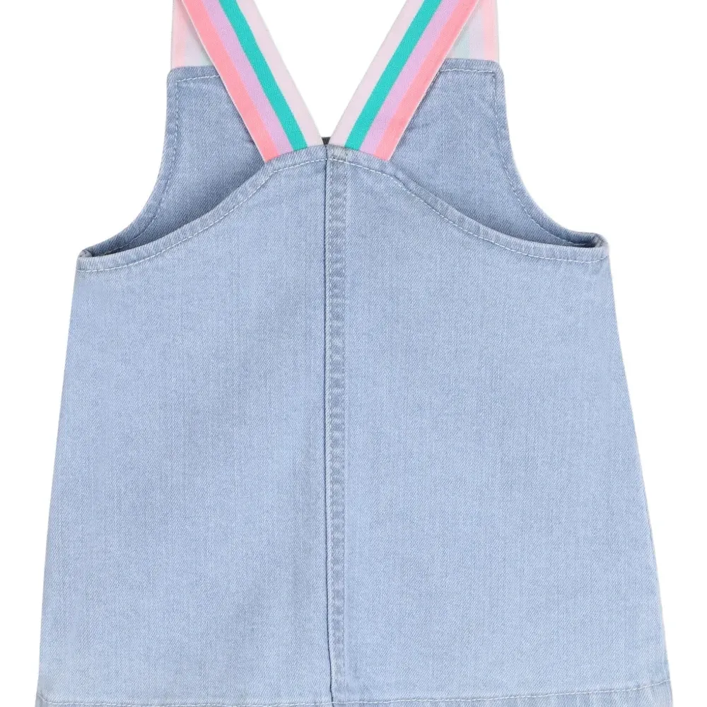 Джинсовое платье без рукавов