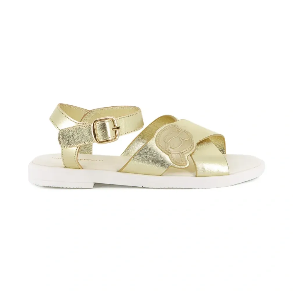 Босоножки с логотипом