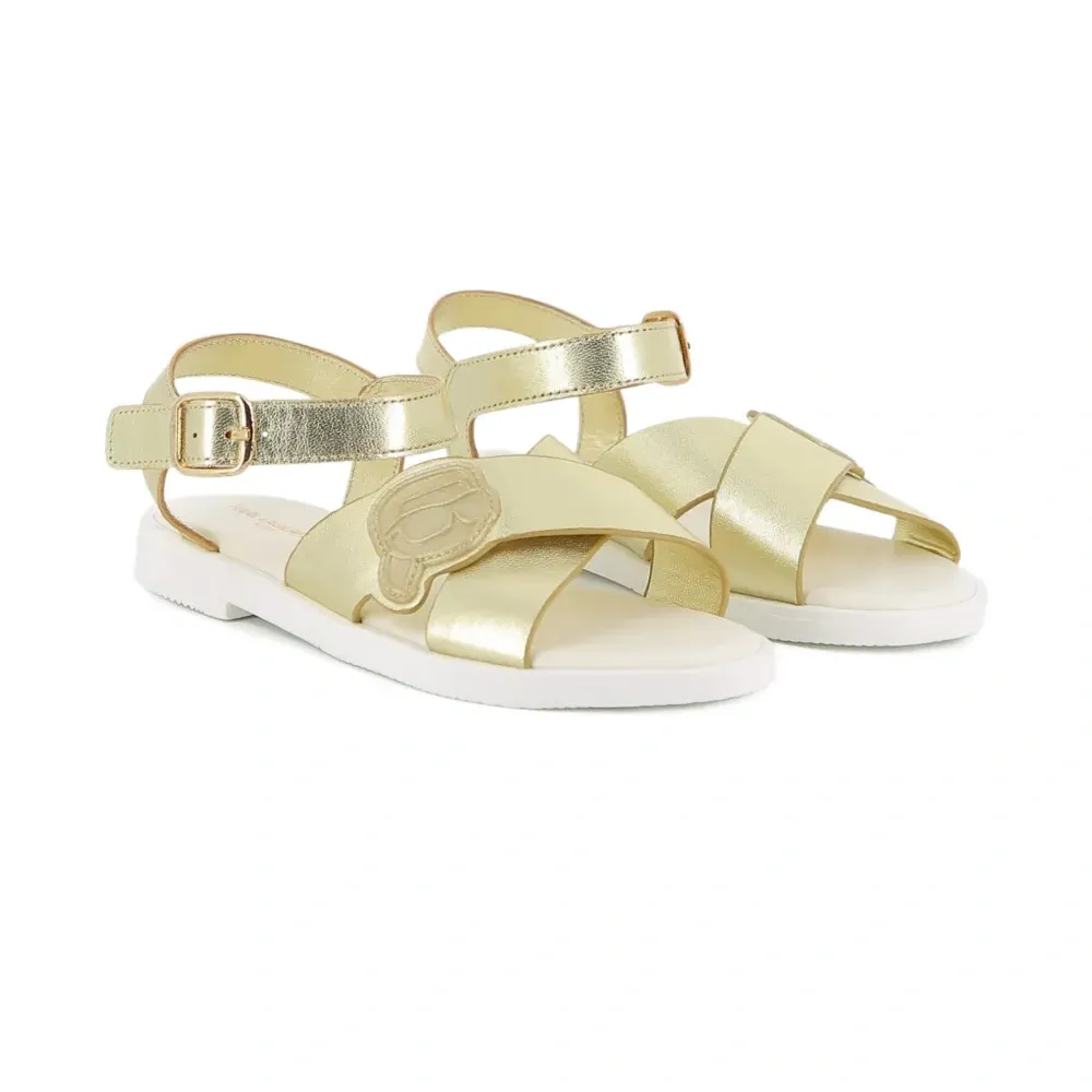 Босоножки с логотипом