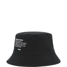 Панама с текстовым принтом