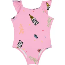 Купальник с графичным принтом