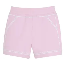 Шорты с цветочным принтом и карманами Шорты с цветочным принтом и карманами