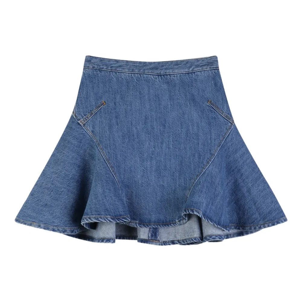 Расклешенная юбка на молнии