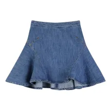 Расклешенная юбка на молнии Расклешенная юбка на молнии