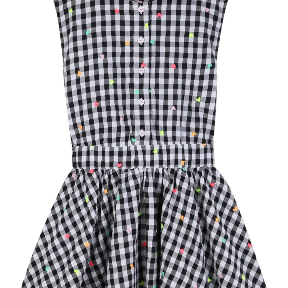 Клетчатое платье без рукавов