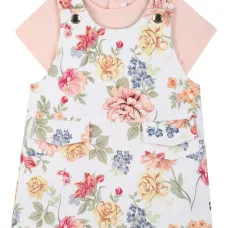 Комплект для новорожденного с цветочным принтом