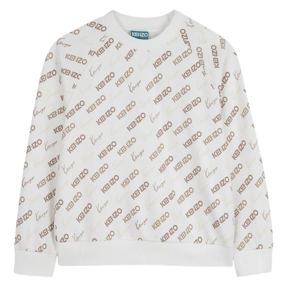 Свитшот с логотипом по всему изделию