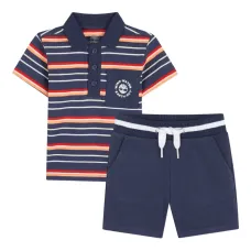 Комплект из футболки и шортов в полоску Комплект из футболки и шортов в полоску