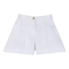 Плиссированные шорты на пуговицах Плиссированные шорты на пуговицах